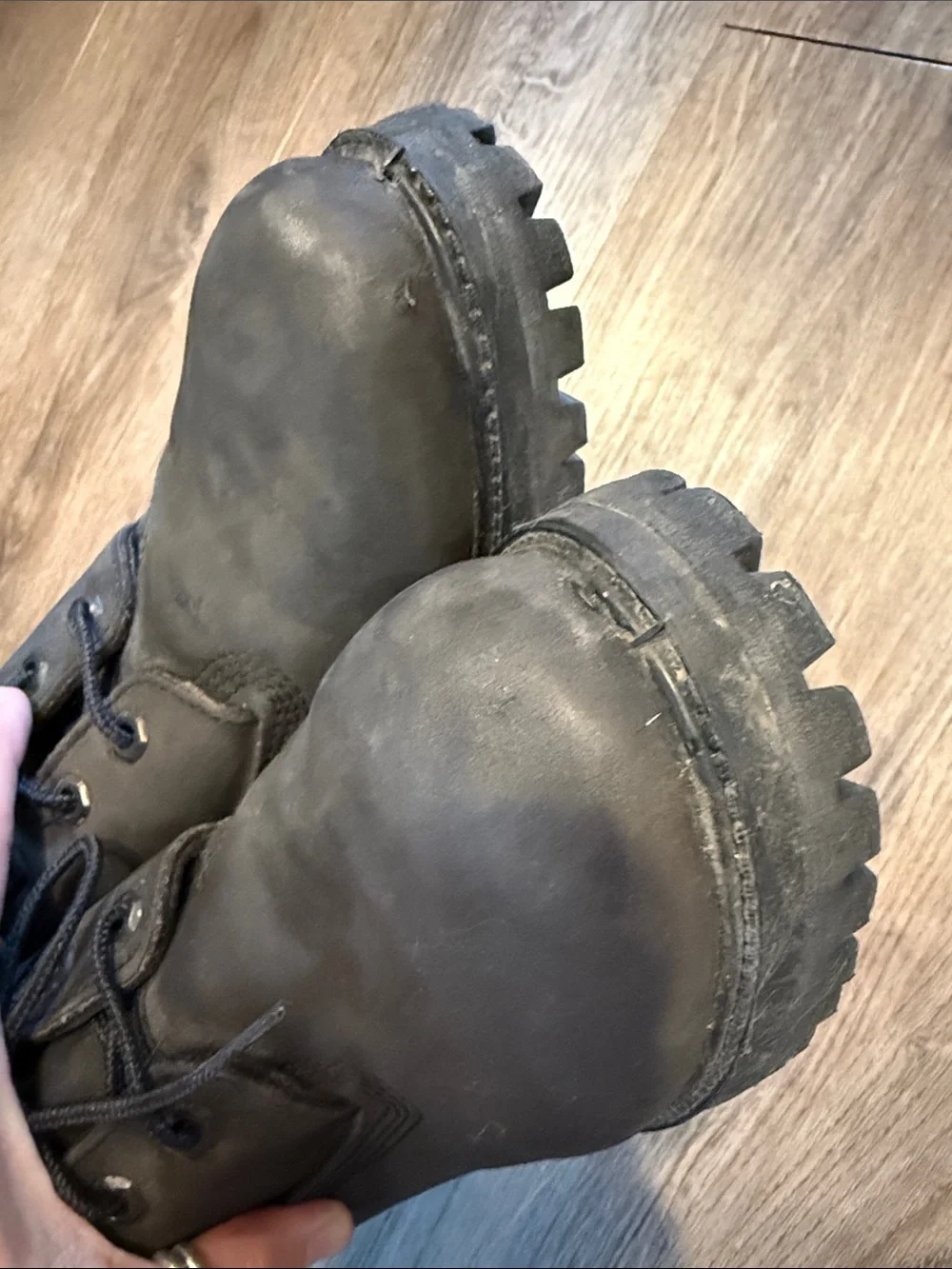 Timberland 6 inch Premium Waterproof Men's Boot Black Nubuck Size 6.5